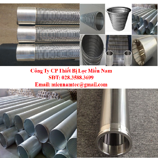 ỐNG LỌC KHE JOHNSON CHO NƯỚC THẢI