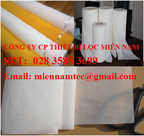 Vải lọc sơn 300 mesh (Nylon và Polyester)