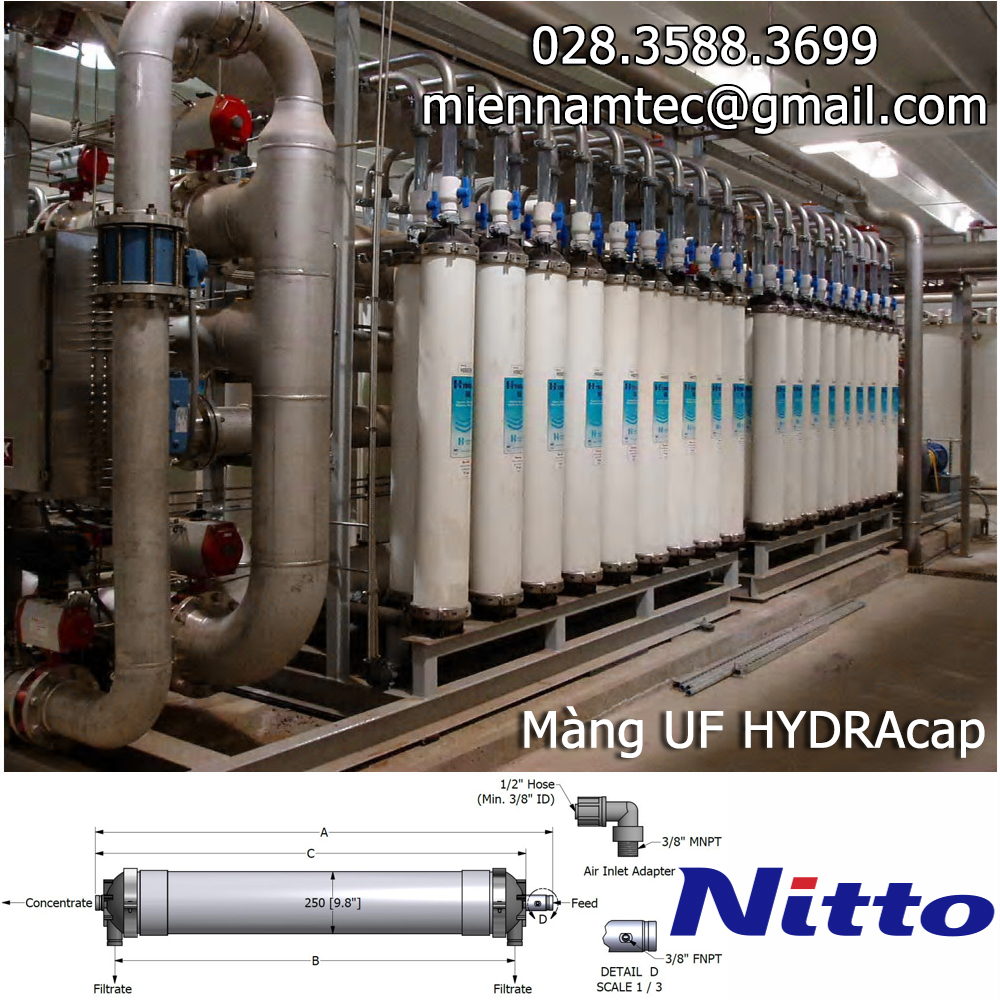 màng UF HYDRAcap Nitto