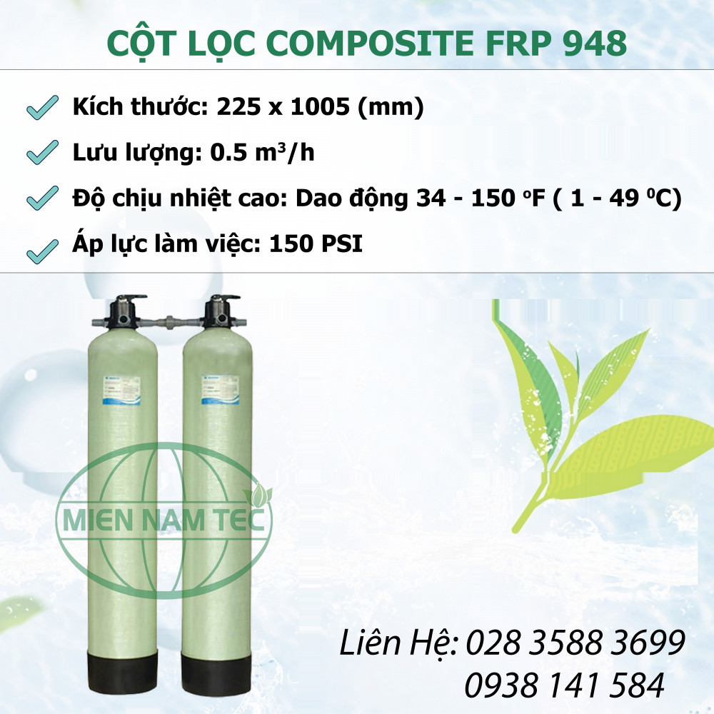 Cột lọc composite FRP 948