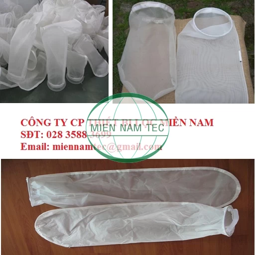 Túi lọc P4 (4” x 15”) NMO là túi lọc chất lỏng được làm từ nylon NMO