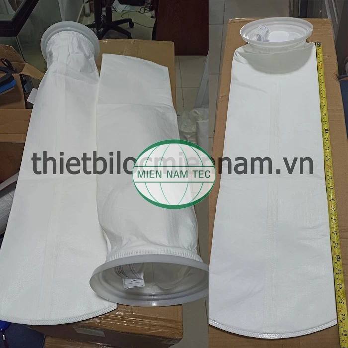 Túi lọc PE (Polyester) size 8 là túi lọc được làm từ vải polyester không dệt