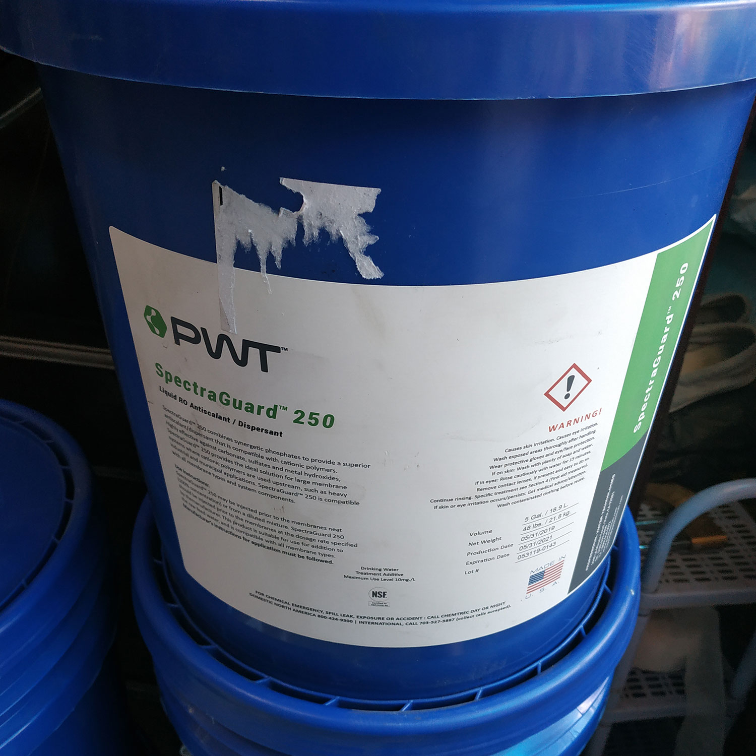 Hóa chất chống cáu cặn màng RO PWT 250