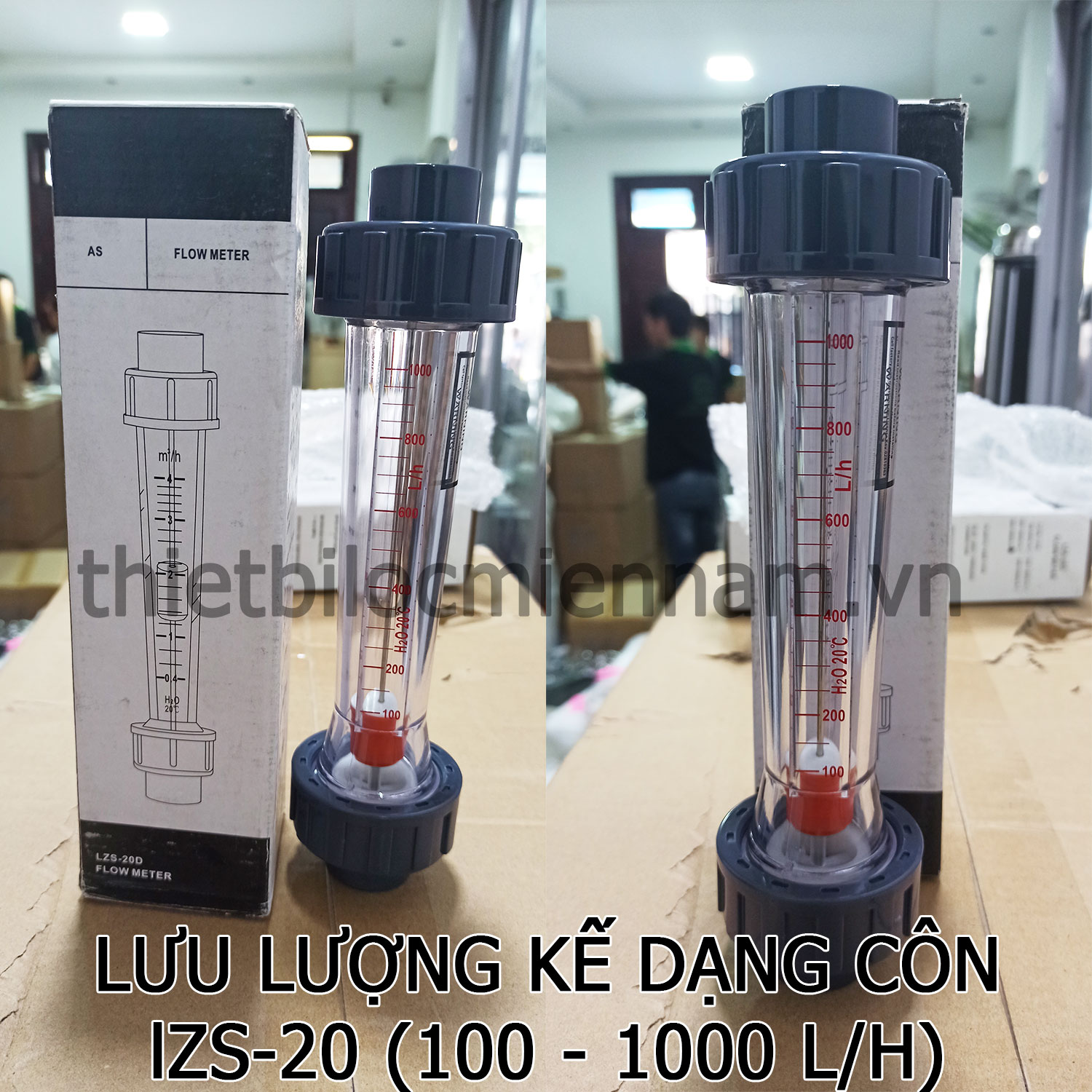 Lưu lượng kế dạng côn LZS-20 (100-1000 l/h)