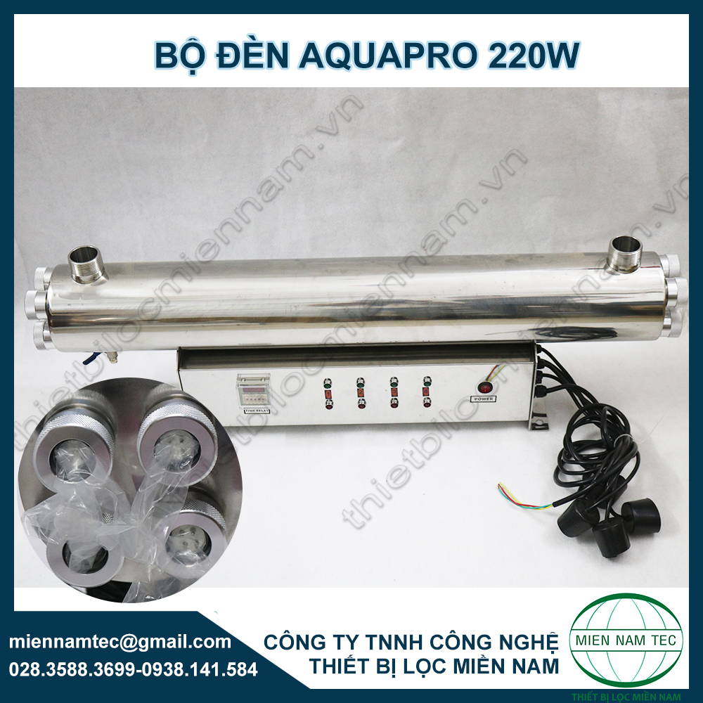 Vỏ đèn 4 bóng Aquapro 220w